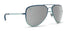 Maliblue Moon Polarized Sunglasss - Silver Mirror Lens & Blue to Light Blue Fade Frame