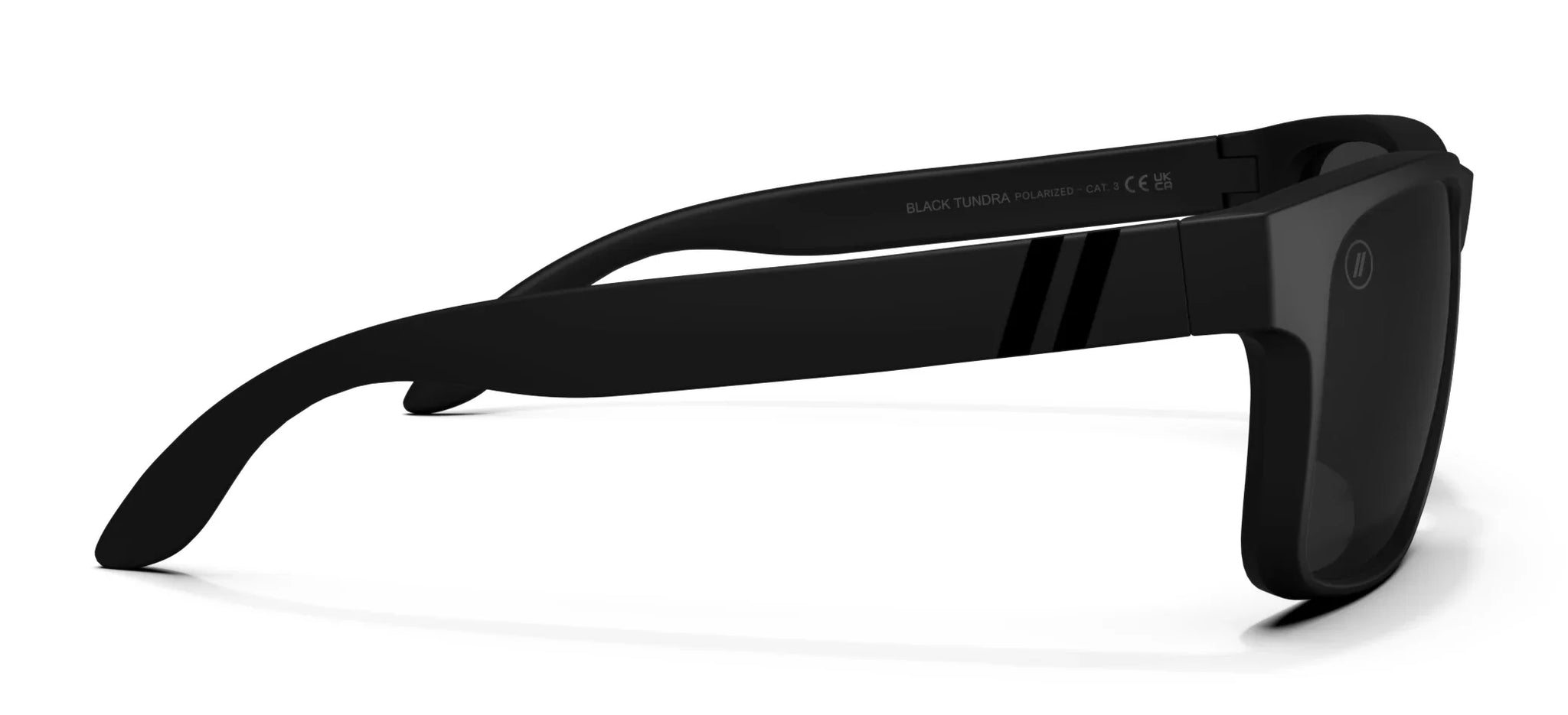 Black Tundra Polarized Sunglasses - Black Frame & Smoke Lens Sunglasses | $48 US | Blenders Eyewear