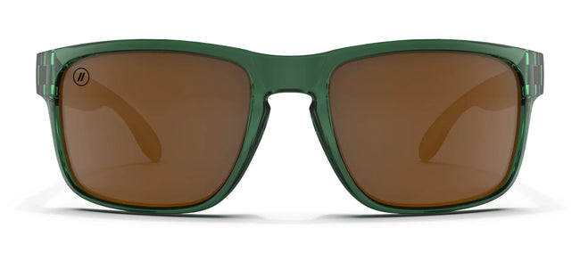 Canyon Pine Polarized Sunglasses - Green Frame & Amber Lens Sunglasses | $49 US | Blenders Eyewear