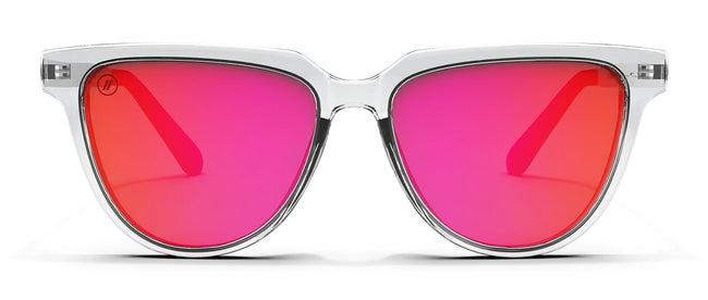 Atomic Candy Sunglasses - Pink Polarized Lenses With Clear Frames Sunglasses | $58 US | Blenders Eyewear