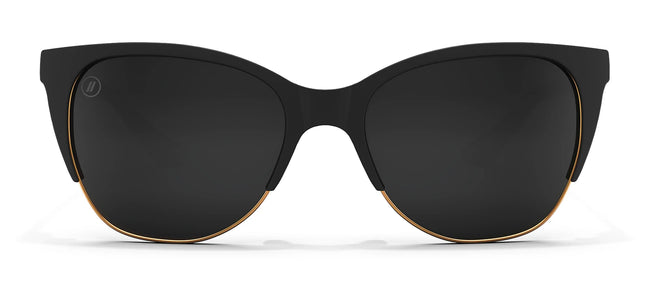 Americano Polarized Sunglasses - Smoke Lens & Matte Black Rubber Frame Sunglasses | $58 US | Blenders Eyewear