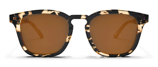 Tort Polarized Sunglasses - Gloss Crystal Tortoise Frame & Amber Lens Sunglasses | $49 US | Blenders Eyewear