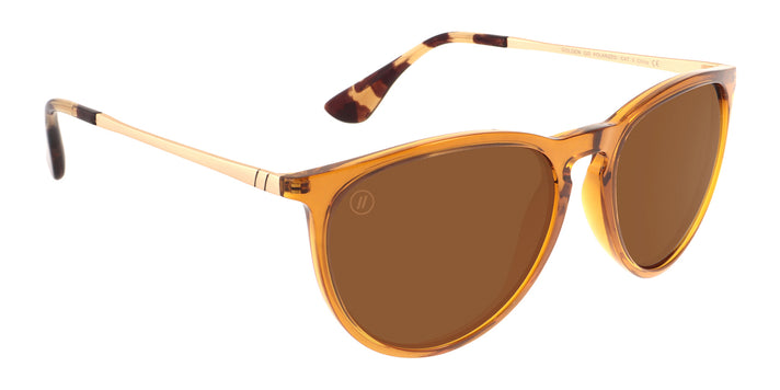 Sky Round-Frame Gold-Tone Sunglasses